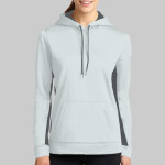 Ladies Sport Wick ® Fleece Colorblock Hooded Pullover