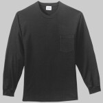 Tall Long Sleeve Essential T Shirt with Pocket