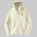 Ladies Textured Hooded Soft Shell Jacket