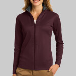 Ladies Vertical Texture Full Zip Jacket