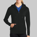 Ladies Sport Wick &#174; Fleece Full Zip Hooded Jacket