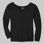 Women's Sponge Fleece Wide Neck Sweatshirt